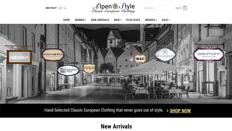 AlpenStyle Pro Website Creators portfolio