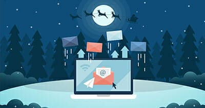 holidays emails reindeer