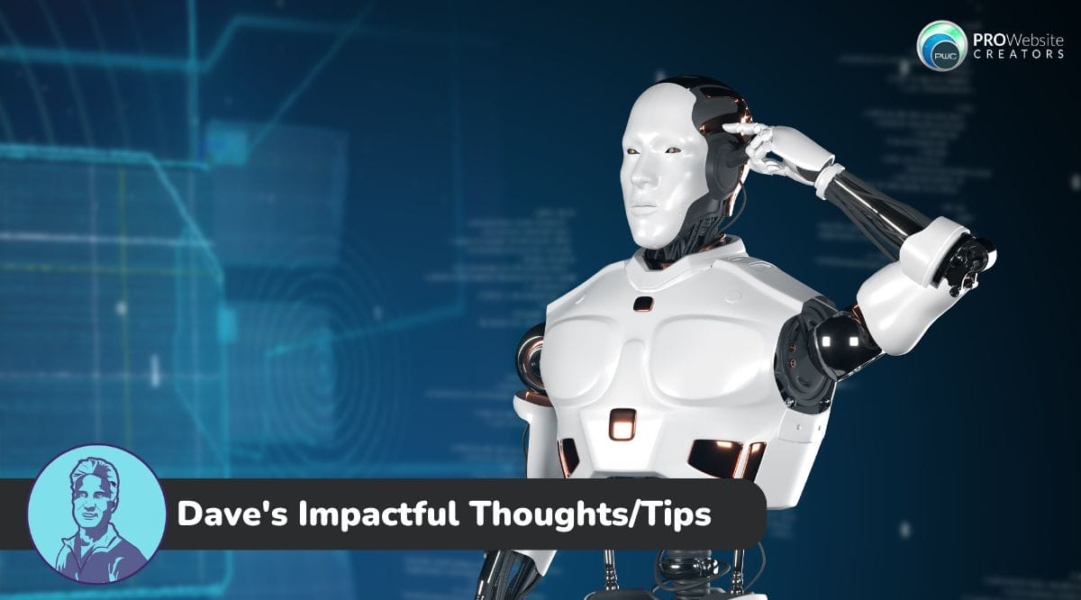 Great Advice on Using AI AI robot scratching head